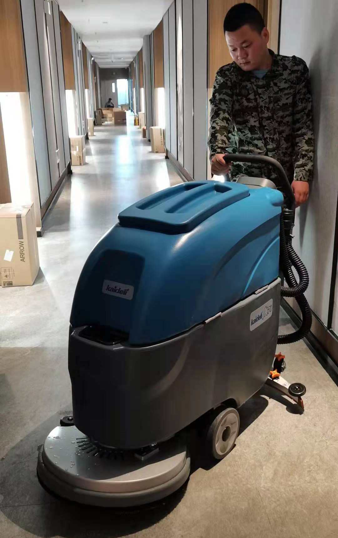 西安和生国际采购洗地机选择了高乐美公司